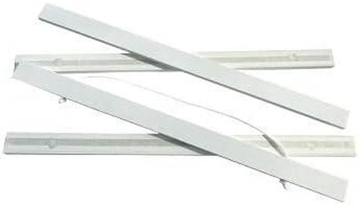 Poster Hanger Frame Wit Hout - Magnetisch Houten Ophangsysteem voor Muurdecoratie - 90 cm