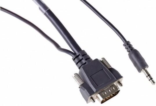 Mercodan PRO VGA Cable with Audio Minijack - 5m