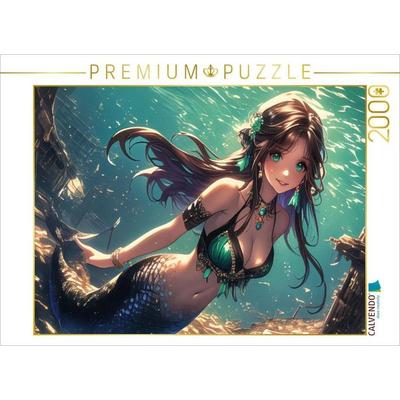 CALVENDO Puzzle Meerjungfrau | 2000 Teile Lege-Größe 90x67cm Foto-Puzzle für glückliche Stunden, Sonstige von , Calvendo Puzzle