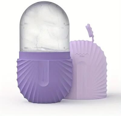 Uplift Treasures Ice Facial Roller For Skin Care purple