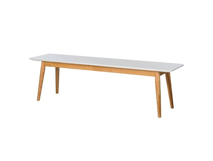 Sitzbank 160cm Weiß/Weiß
