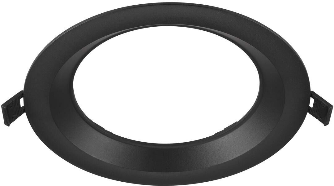 Slv Downlight V 150, Leicht Versenkte Abdeckung Schwarz - Einbauringe