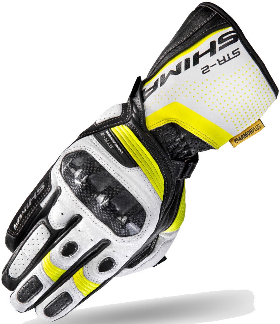 SHIMA STR-2 Motorrad Handschuhe STR-2-GLOVES-FLUO-M