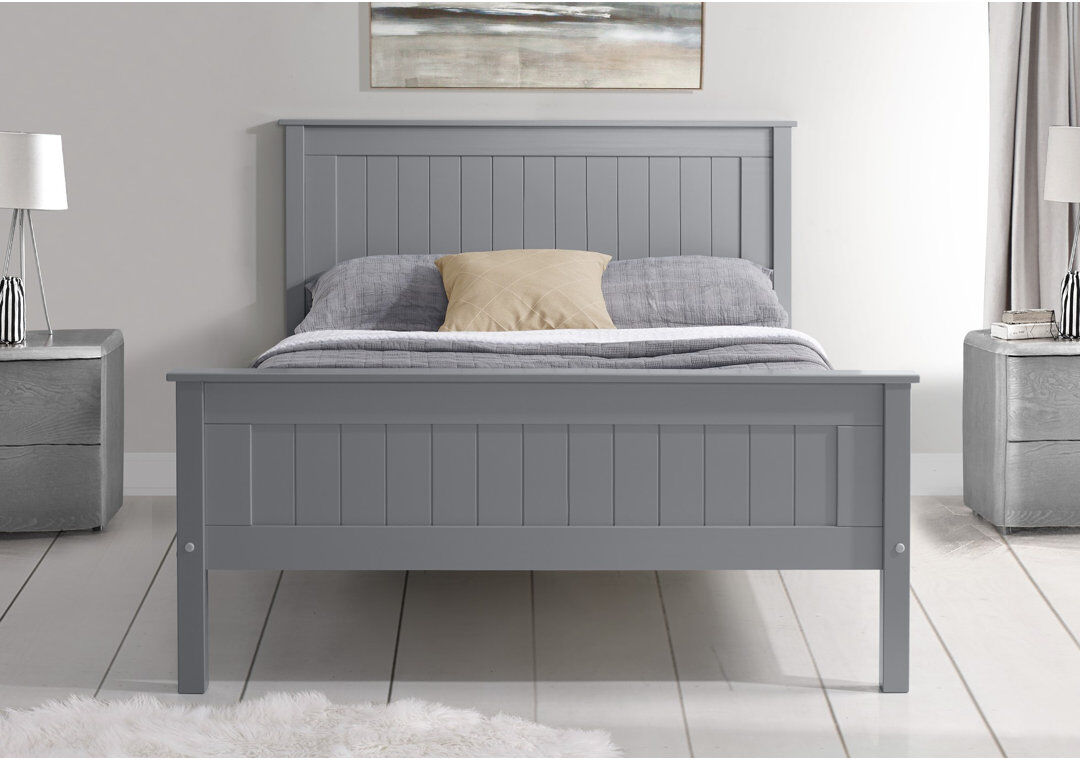 Three Posts Boyertown Bed Frame Grey Small Double (4')