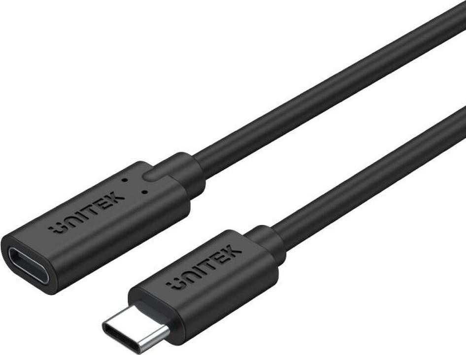Unitek USB-C USB 3.2 Gen 2 kabel, 0,5 meter, zwart