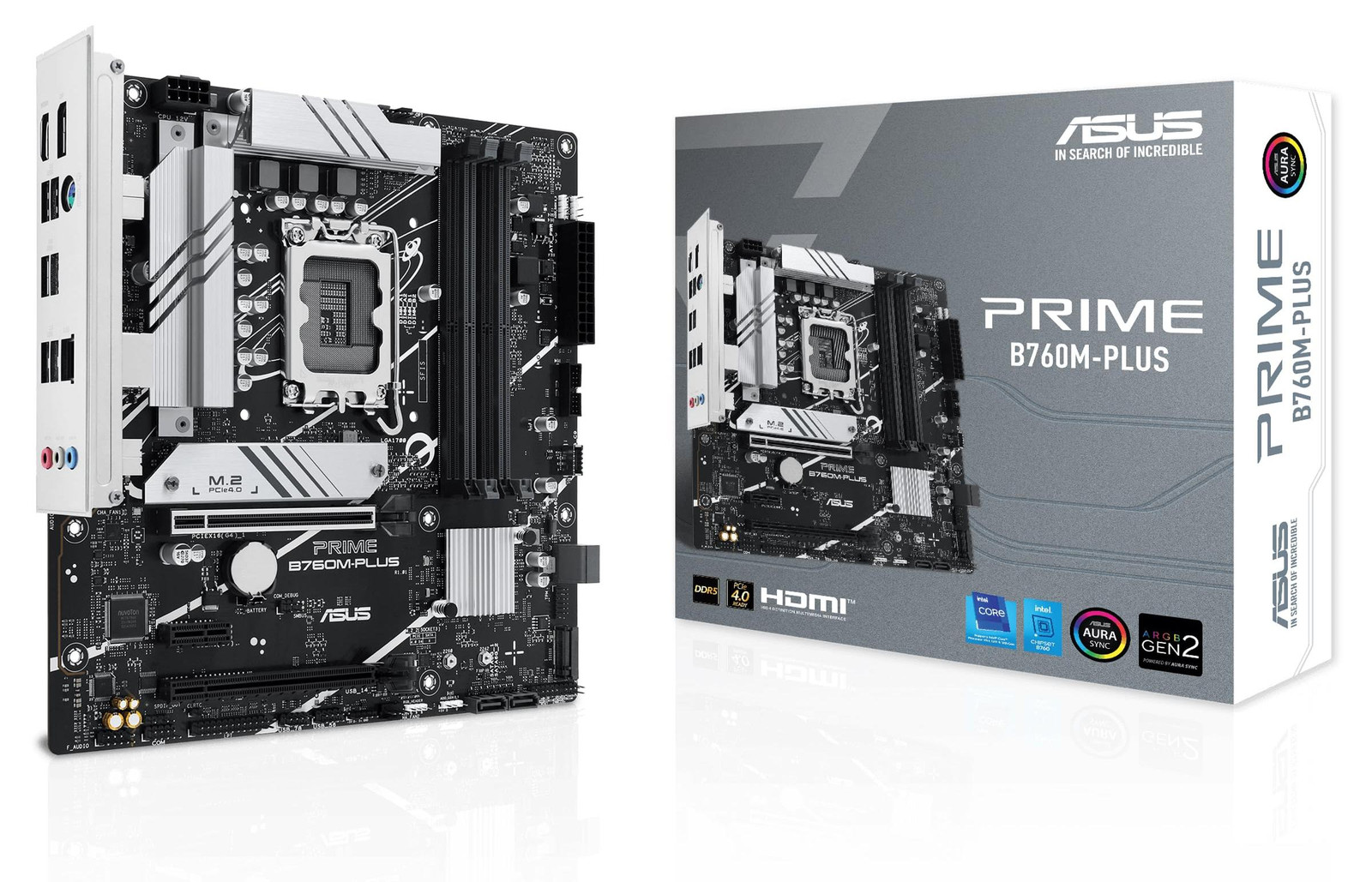 Asus Prime B760M-PLUS Motherboard - Intel B760 LGA 1700 micro ATX