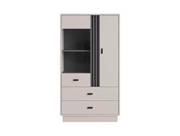 Vitrine – ALLMO System 4 – Kaschmir