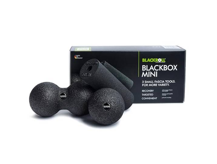 BLACKROLL Fascia-set string voor dames, heren, zwart, eenheidsmaat