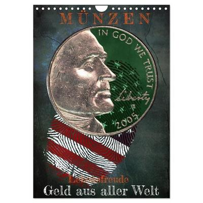 Münzen - Geld aus aller Welt (Wandkalender 2027 DIN A4 hoch), CALVENDO Monatskalender