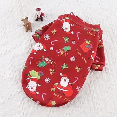 Hunde Katzen Pullover Dekoration Weihnachtsmann Rentier Party / Abend Cosplay Weich Waschbar Modisch Komfortabel Cosplay Weihnachten Party Weihnachten Outdoor Reisen Urlaub Hund