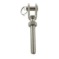 Gabel mit Rechtsgewinde, A4, M12, Bolzen 12mm, inkl. Mutter