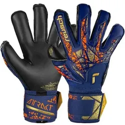 REUSCH Torwarthandschuhe Attrakt Gold X Evolution, Größe 8 in Blau Blau