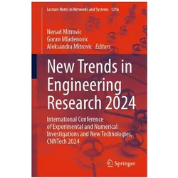 New Trends in Engineering Research 2024, Fachbücher von Aleksandra Mitrovic, Nenad Mitrovic, Goran Mladenovic
