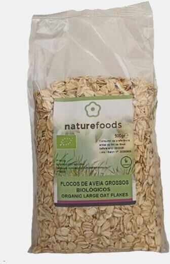 NATUREFOODS FLOCOS AVEIA GROSSOS BIO 500g