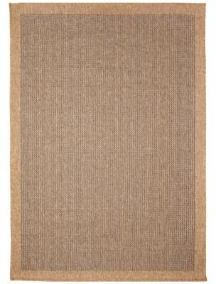 Lush Decor Sahara Texture Border Indoor/Outdoor Rug