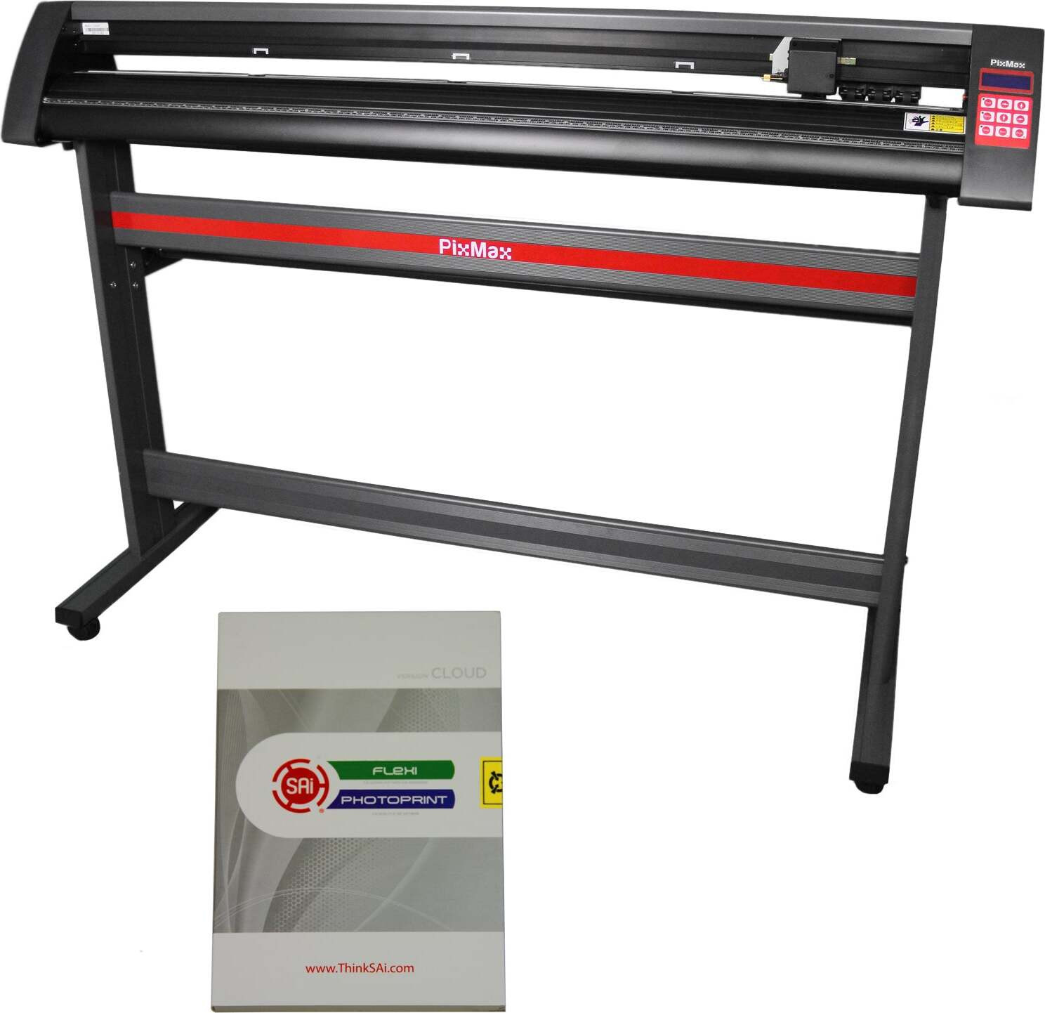 PixMax XL 1350mm snijplotter inclusief Flexi Starter software