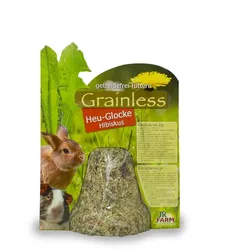 JR FARM Grainless Heu-Glocke Hibiskus 125g Kleintiersnack