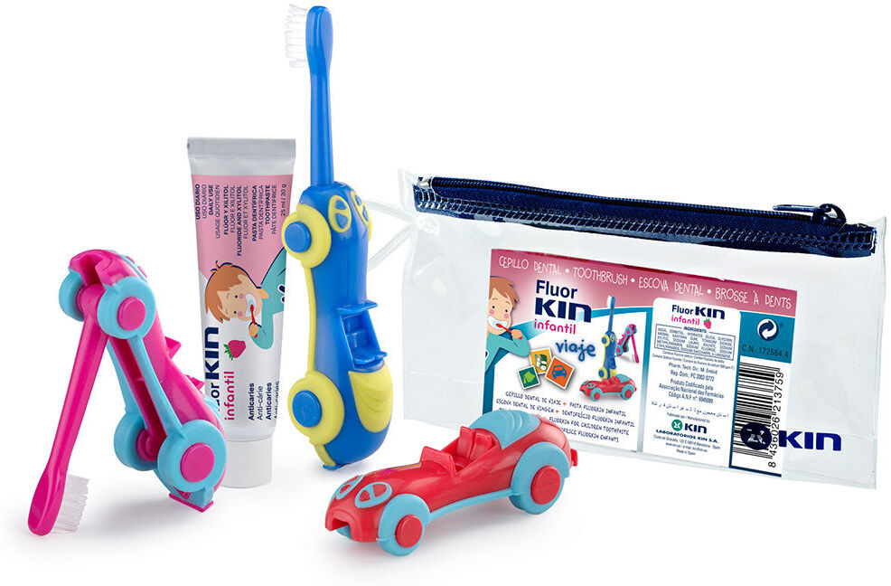 Fluorkin Infantil Viaje Coche coffret 3 pz