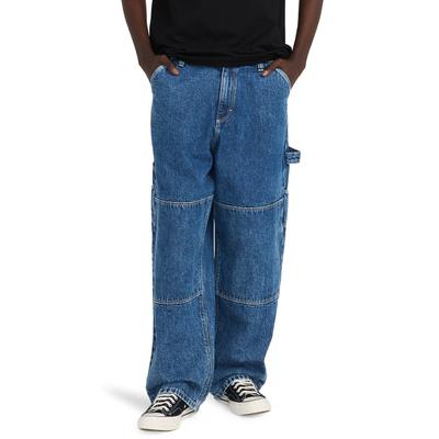 Straight-Jeans ELEMENT "Big Carpenter Denim", Herren, Gr. 30S, Normalgrößen, blau (mid used), Obermaterial: 80% Baumwolle, 20% Baumwolle., Jeans Straight-Jeans