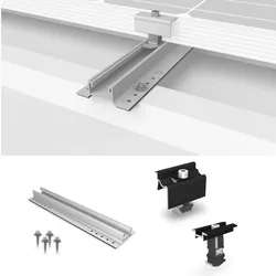 K2 Systems MiniRail Set für 18 Module auf Trapezdach PV Unterkonstruktion