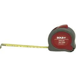 Rollbandmaß SOLA Popular Länge: 5m (Rücklaufssperre, autom. Bandeinzug)