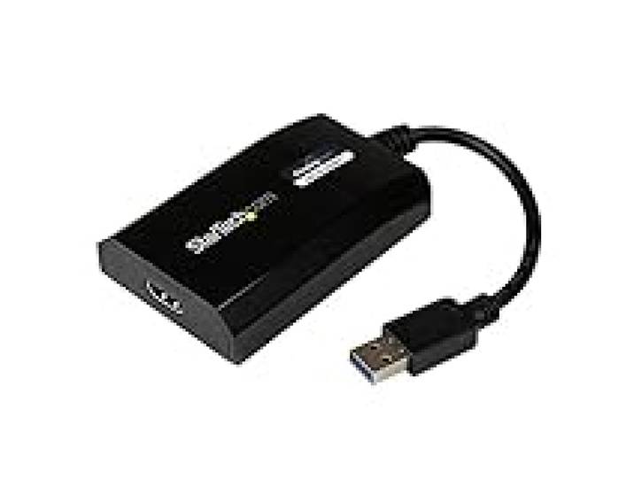 StarTech.com Carte graphique externe USB 3.0 vers HDMI - Adaptateur Graphique Vidéo Double Écran/Multi-écrans Externe USB 3.0 vers HDMI pour Mac et PC – Certifié DisplayLink – HD 1080p (USB32HDPRO)