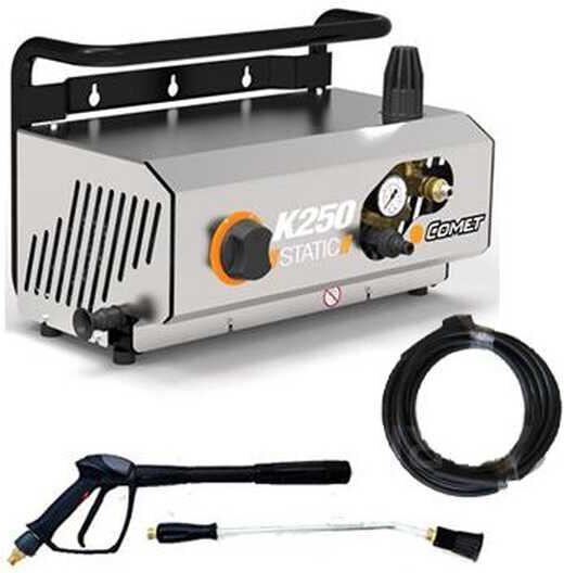 Comet K250 Static 12/130 M elektrischer Kaltwasser Hochdruckreiniger  Wandmontage