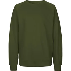 Neutral Unisex Bio Raglan Sweater Sweatshirt O63001 military M