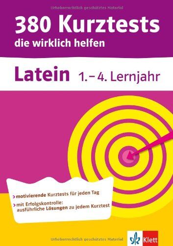 Rainer Nickel - 380 Kurztests die wirklich helfen. Latein 1.-4. Lernjahr. Grammatik und Übersetzen. Übungen mit Selbstkontrolle - Preis vom 13.10.2026 11:25:28 h