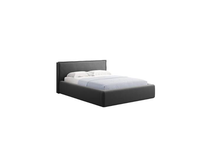 Design Polsterbett „Tena“ mit Ablagefach, Samt Grau chosen by Bloomingloft