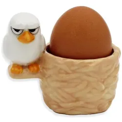 6x Ototo Eierbecher GRUMPY BIRD EGON, Eierbecher, Mehrfarbig