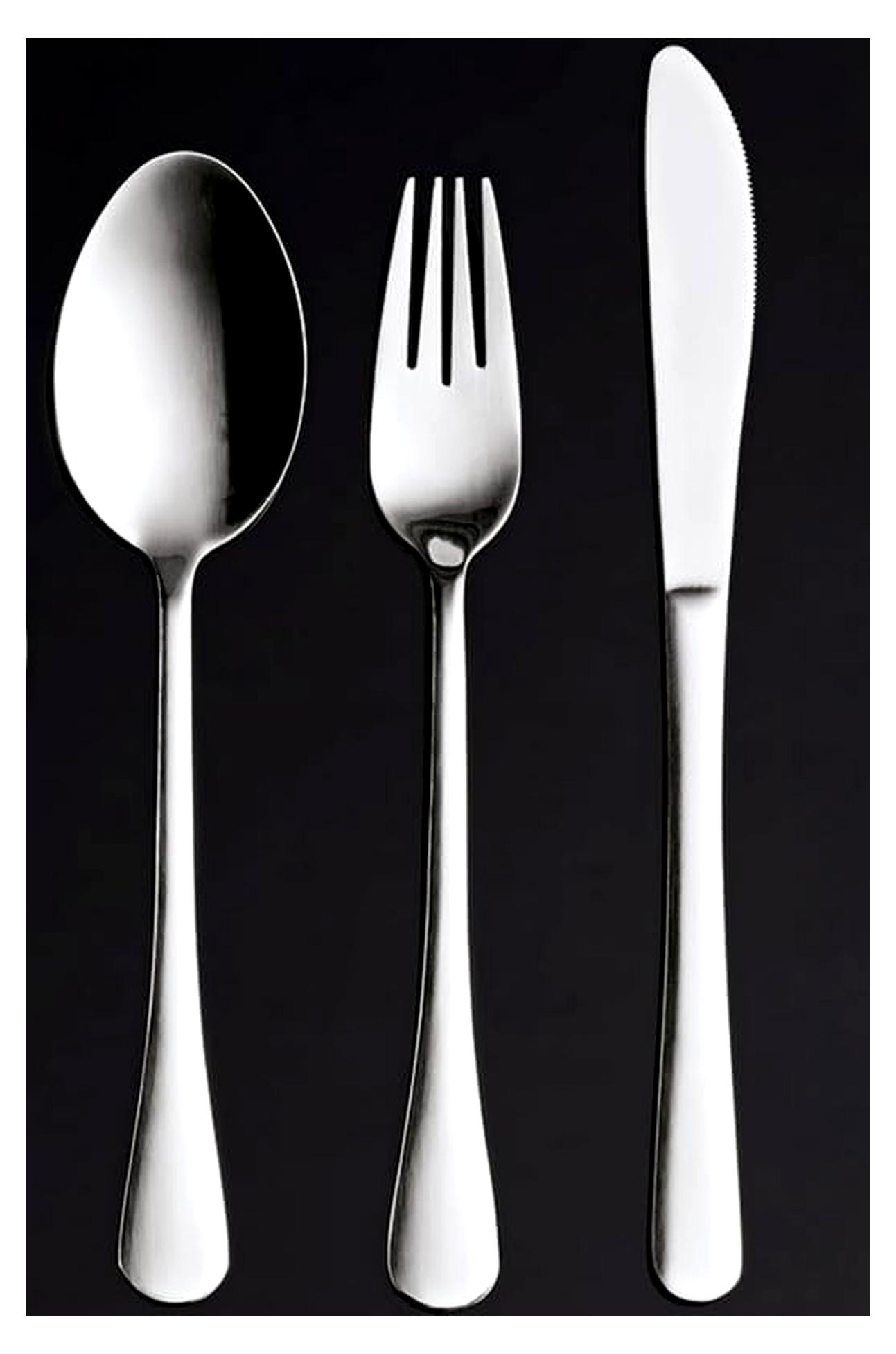 108 tlg. Besteckset Nia, Edelstahl Gastro, je 36 Teile