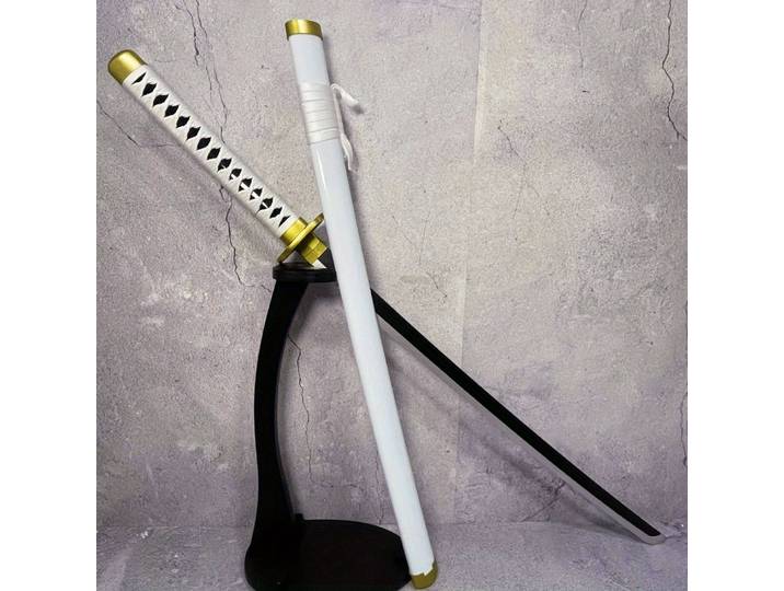 Katana en bois Roronoa Zoro de 40 pouces, couteau ninja grandeur réelle, katana japonais original, sabre samouraï, épée, accessoire de cosplay anime, cadeau
