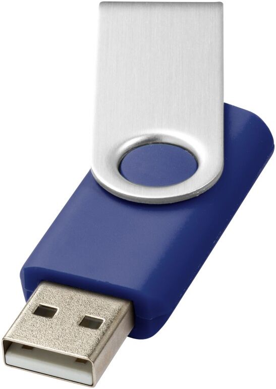Clé USB personnalisée 2 Go Rotate-basic bleu