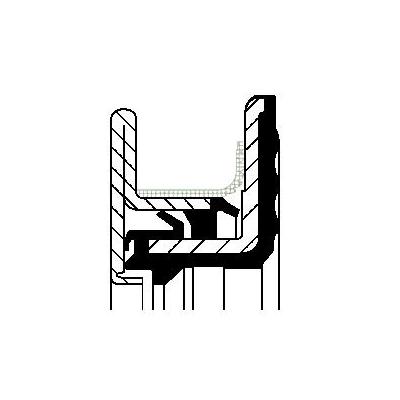 CORTECO Wellendichtring, Differential Antriebsachse 19035533B