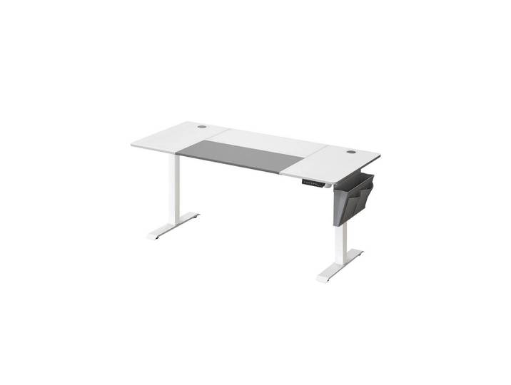 Hansiro Höhenverstellbarer Schreibtisch Zagreb, Weiß, 160x120x70 cm, Büromöbel, Schreibtische, Schreibtische