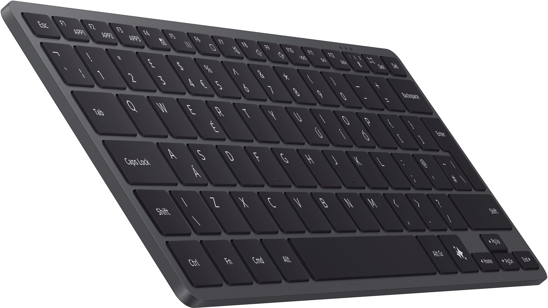 Samsung Wireless-Tastatur "Universal Smart Keyboard", schwarz (grau), B:27cm H:2,5cm T:29,9cm, Tastaturen, Wireless-Tastatur