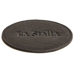 Served with Style - 78041 Schwarz - Untersetzer rund 10cm doppelt mit einfacher Naht