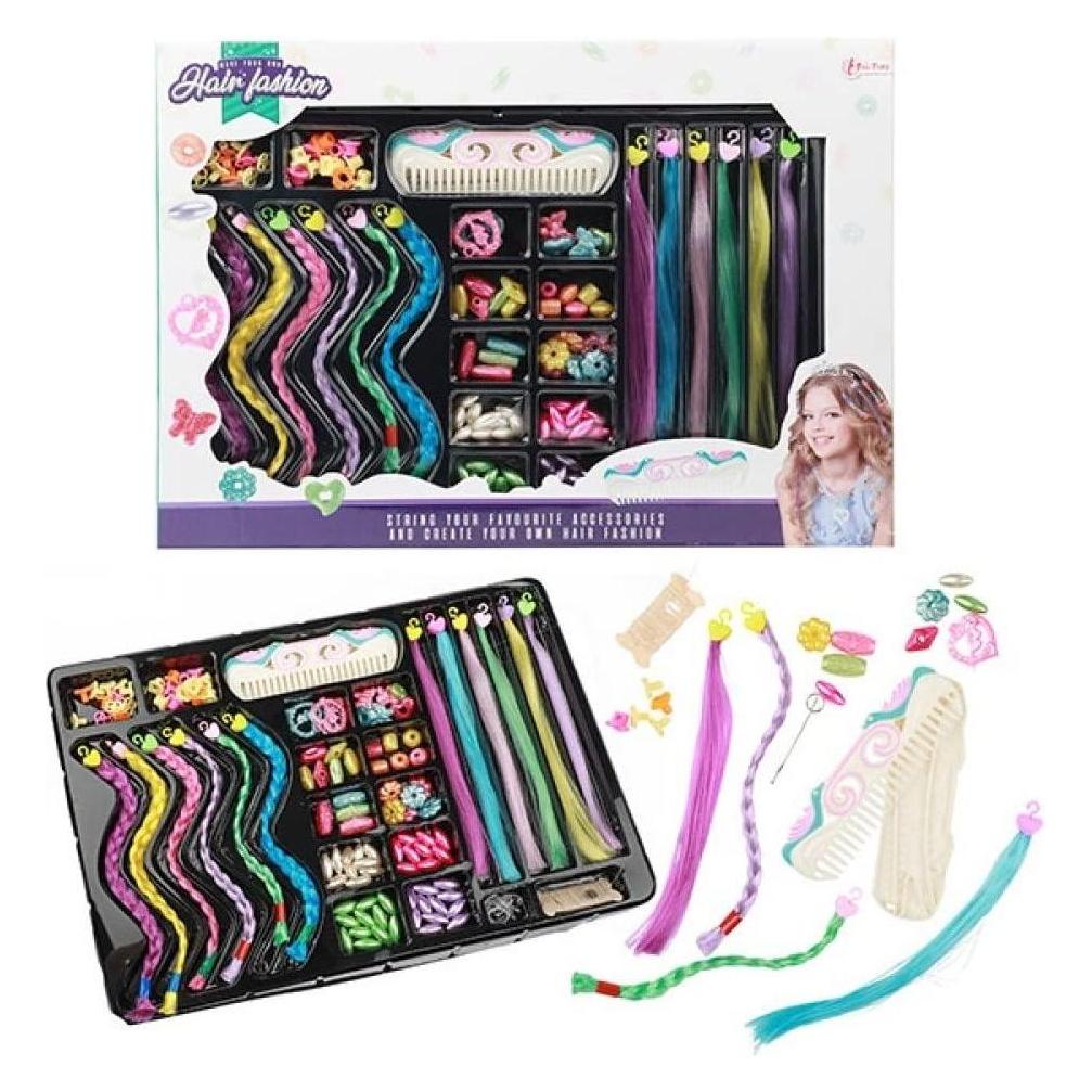 Toi-Toys Dekorieren Sie Ihr Haarperlen- und Haarlocken-Set (36856306)