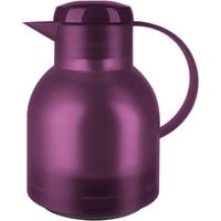 SAMBA Isolierkanne, 1 Liter aubergine, QUICK PRESS Verschluss
