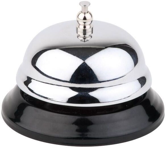 APS Campanello di ricevimento 10 cm Nero