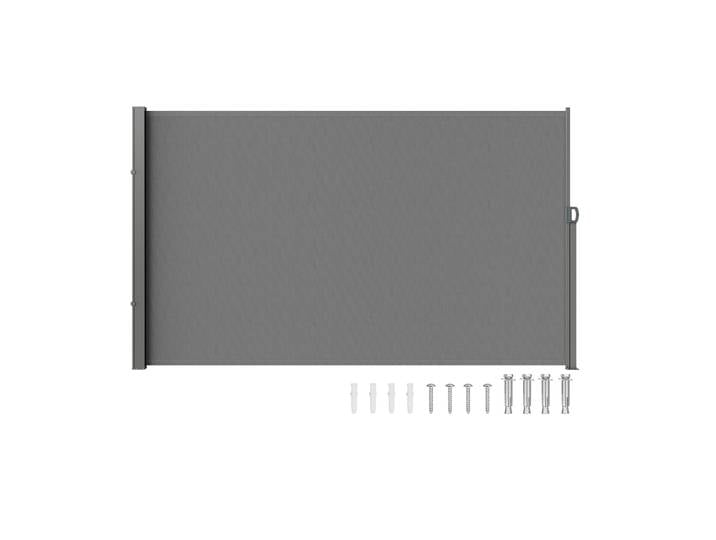 SucceBuy auvent latéral rétractable pour l'extérieur, écran de Patio rétractable imperméable en Polyester, UV 30 +, séparateur de pièce, pare-vent
