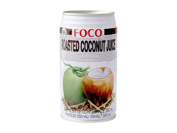 FOCO Jus de noix de coco grillée avec pulpe - 350 ml