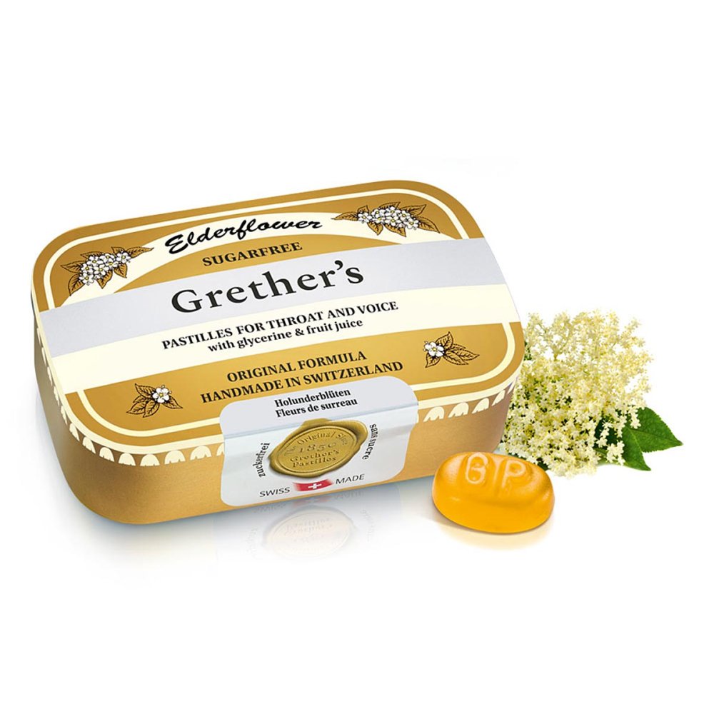 Hager Pharma GmbH Grethers Elderflower zuckerfrei Pastillen 13329902