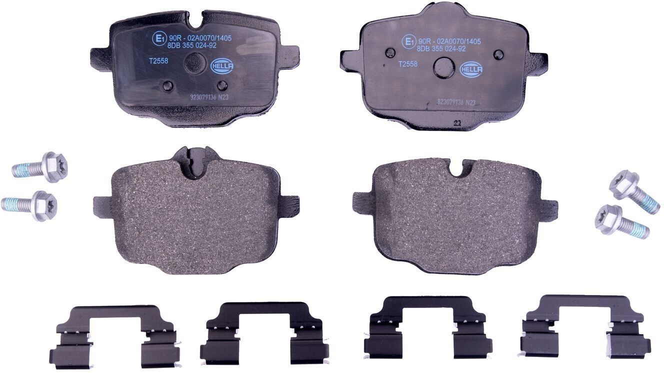 HELLA 8DB 355 024-921 Brake pad set