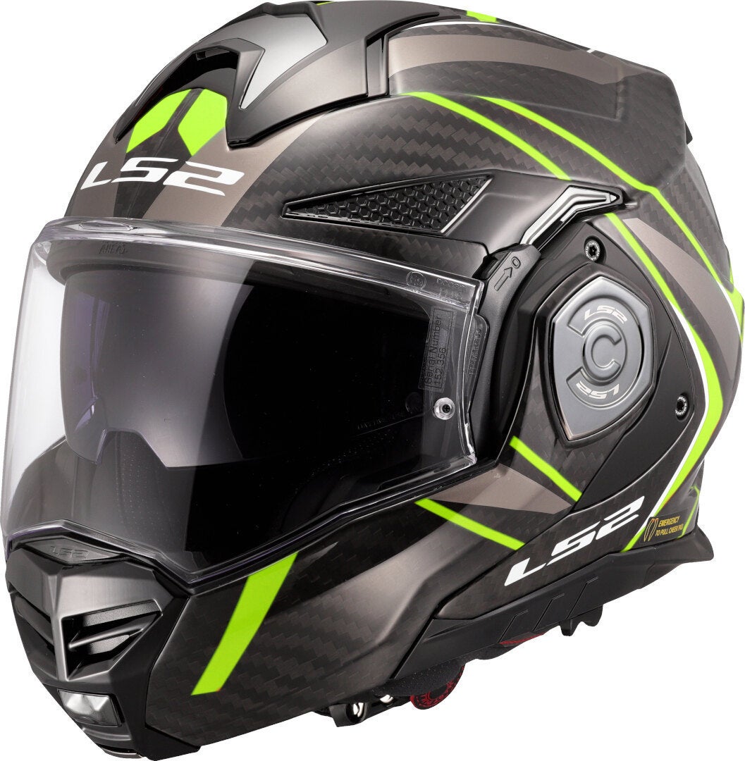 LS2 FF901 Advant X Carbon Future II Klapphelm 5690156543XL