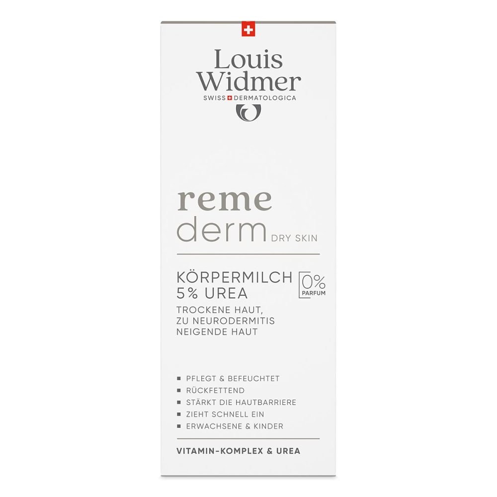 LOUIS WIDMER GmbH Widmer Remederm Dry Skin Körpermilch 5% Vort.o.p. 19395998