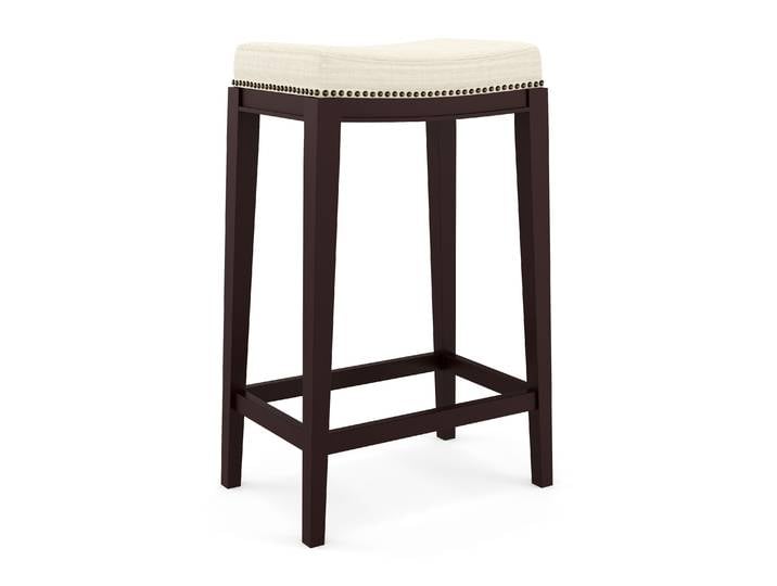 Barhocker ALONSO beige/dunkelbraun