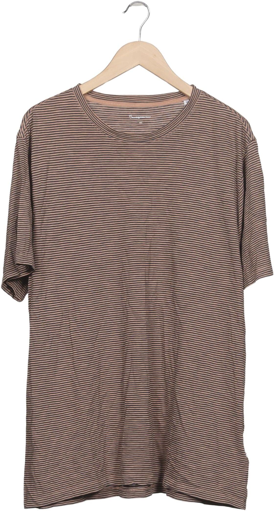 Knowledge Cotton Apparel Herren T-Shirt, Mehrfarbig, Gr. Xxl, Baumwolle - Second Hand