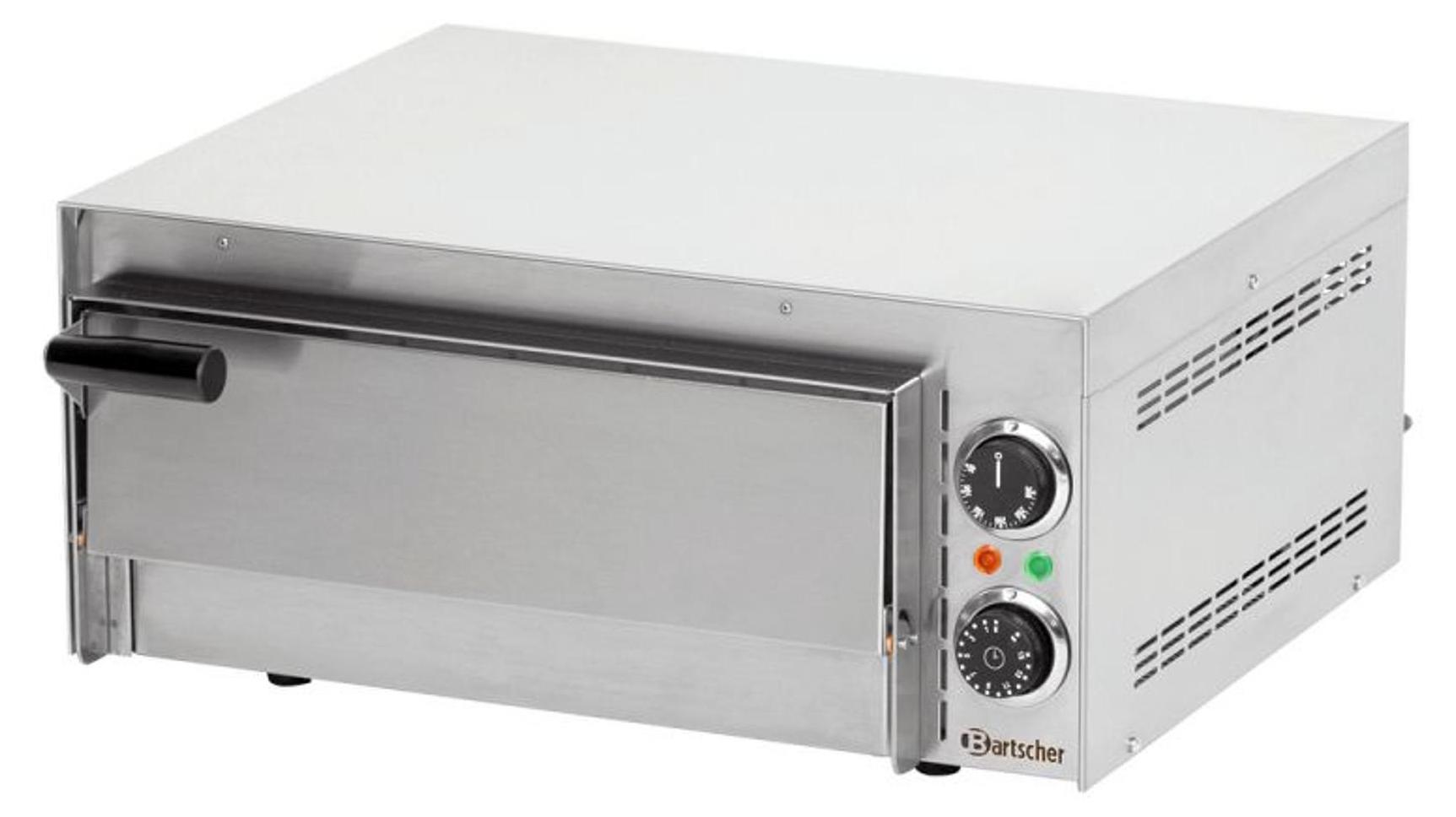 Bartscher Mini 1, 1 Pizza/Pizzen, Edelstahl, 35 cm, 300 °C, Edelstahl, 230 V